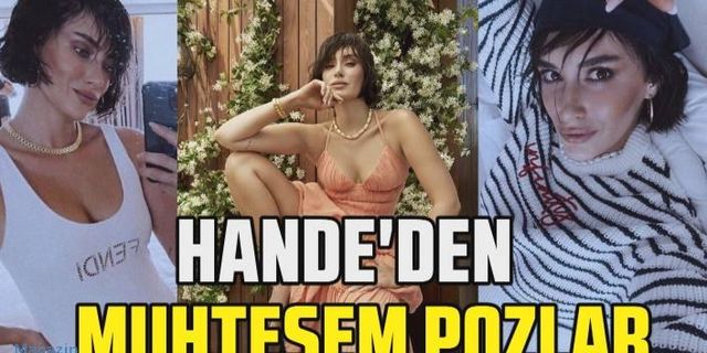 İmaj değiştiren Hande Doğandemir'in ayna pozları beğeni topladı