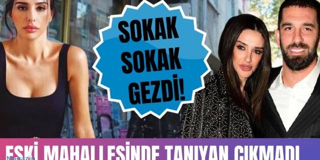 Galatasaray'ın yıldız futbolcusu Arda Turan'ın eşi Aslıhan Doğan Bayrampaşa sokaklarında