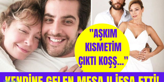 Özge Özder kendisine gelen tanışma mesajına eşini etiketleyerek ifşa etti!