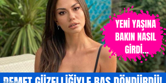 Doğum günü kızı Demet Özdemir yeni yaş partisiyle yıktı geçti!