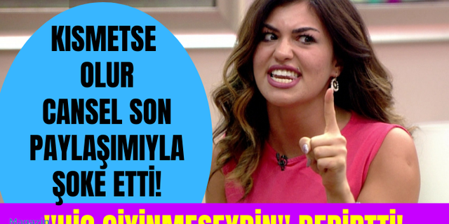 'Kısmetse Olur' yarışmacısı Cansel Çördük'ün minik bikinili pozu olay oldu! "Hiç giymeseydin"