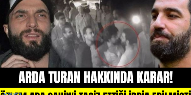 Arda Turan hakkında karar! Şarkıcı Berkay'ın eşi Özlem Ada Şahin'i taciz ettiği iddia edilmişti...