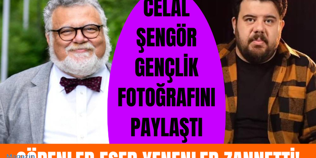 Akademisyen Celal Şengör gençlik fotoğrafını paylaştı, her gören Eser Yenenler zannetti