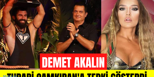 Demet Akalın, "Survivor şampiyonunu Acun Ilıcalı seçmiyor" diyen Turabi Çamkıran'a tepki gösterdi