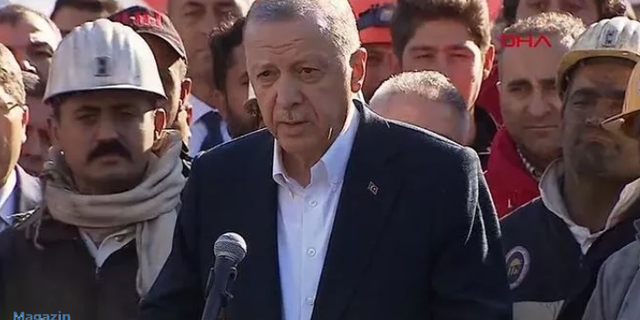 Cumhurbaşkanı Erdoğan, Bartın'da maden bölgesinde açıklamalarda bulundu