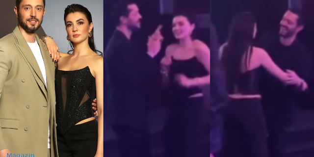 Burcu Özberk ve Murat Boz "Rüyanda Görürsün" galasında böyle dans etti!