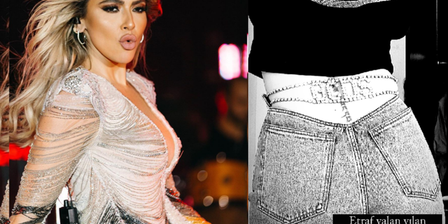 Hadise'den olay poz! "Etraf yalan yılan"