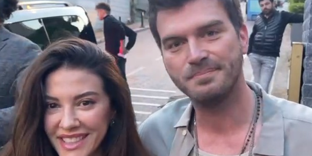 Kıvanç Tatlıtuğ ve eşi Başak Dizer Aile'nin sezon finali kutlamasında! İçinde 'Aslan' kanı var mı?