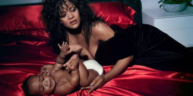 Rihanna oğlunun yaş gününü böyle kutladı...