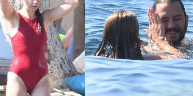 Burcu Biricik ve Emre Yetkin'in Bodrum romantizmi!