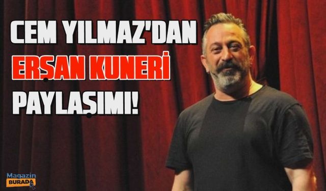 Cem Yılmaz Erşan Kuneri dizisinin ilk fotoğrafını yayınladı!