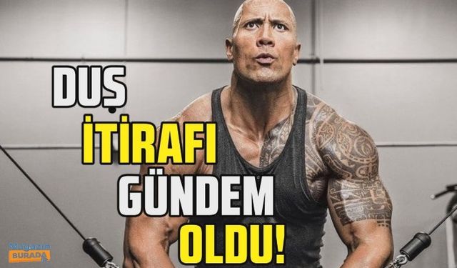 Hollywood yıldızı Dwayne Johnson'dan ilginç açıklama! "Günde üç kez yıkanıyorum"