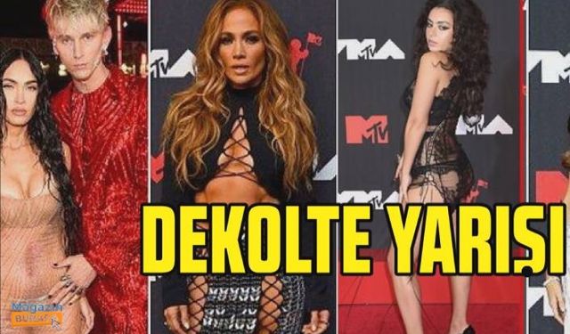 2021 MTV Müzik Ödülleri gecesinde kırmızı halıda şıklık ve dokolte yarışı