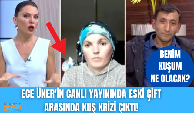 Ece Üner'in programında kuş krizi çıktı! "Eşim beni yeğenimle aldattı" diyen adamın sorusu şoke etti!