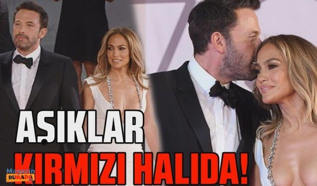 Jennifer Lopez ve Ben Affleck kırmızı halıda boy gösterdi