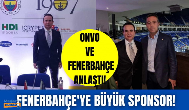 Onvo Fenerbahçe'ye sponsor oldu!