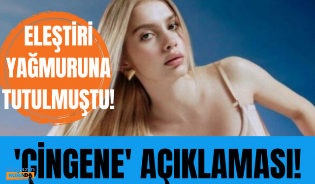 Aleyna Tilki tepkiler üzerine 'Çingene' açıklaması yaptı: Çok severim!