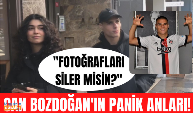 Beşiktaş'ın genç yeteneği Can Bozdoğan'ın Bebek'te panik anları! "Fotoğrafları siler misiniz?"