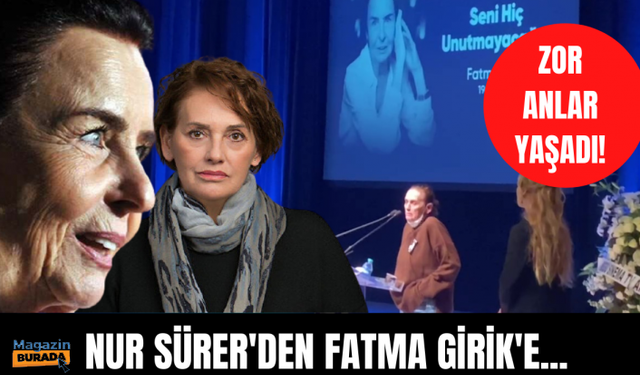 Camdaki Kız dizisinin Feride'si Nur Sürer Fatma Girik'in cenaze töreninde neler söyledi?