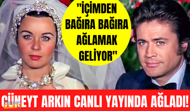 Cüneyt Arkın, Fatma Girik'in vefatının ardından canlı yayında gözyaşlarını tutamadı!