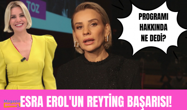 Esra Erol reytinglerdeki başarısının sırrını açıkladı! Yasemin Sakallıoğlu hakkında ne dedi?