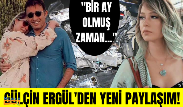 Gülçin Ergül'den yeni paylaşım: Bir ay olmuş, zaman kavramım yok!