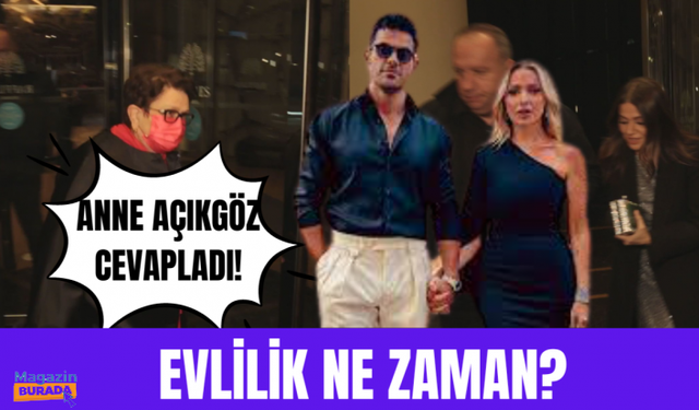 Hadise'nin annesi ve kardeşi Derya Açıkgöz'e "Hadise ve Mehmet ne zaman evlenecek?" sorusu...