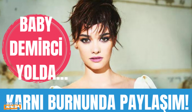 Hande Soral'dan hamilelik pozu!