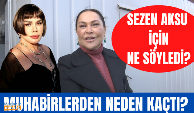 Hülya Avşar muhabirlerden neden kaçtı? Hülya Avşar Sezen Aksu'nun Adem ve Havva olayına ne dedi?