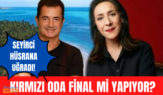 Kırmızı Oda final mi yapıyor? Acun Ilıcalı açıkladı!