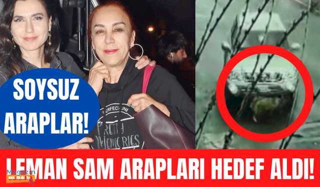 Leman Sam arabasıyla köpeği ezen Arap vatandaşına tepki gösterdi!