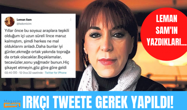 Leman Sam'ın tweet'i, Twitter tarafından silindi!