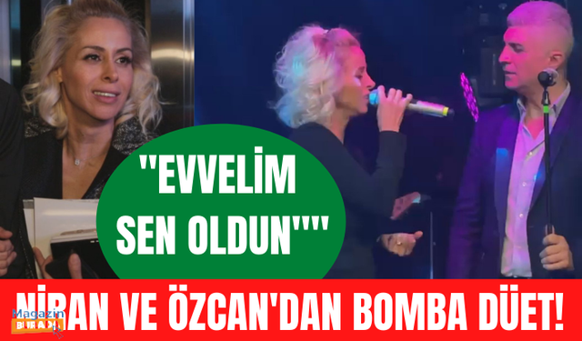 Niran Ünsal ve Özcan Deniz'den bomba düet! Özcan Deniz ve Niran Ünsal'dan "Evvelim Sen Oldun"