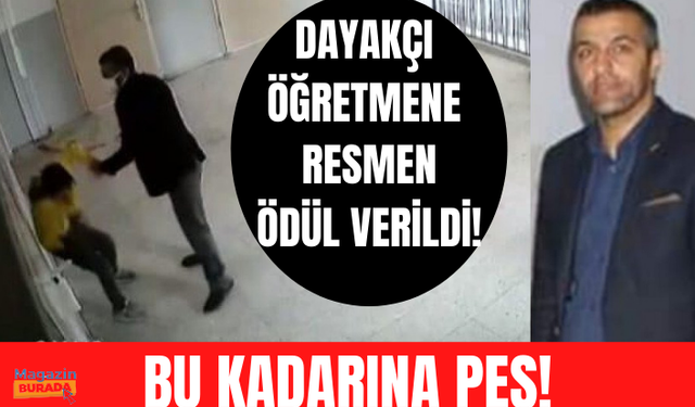 Öğrencisini döven öğretmene ödül gibi ceza! MEB’de görev yapacak