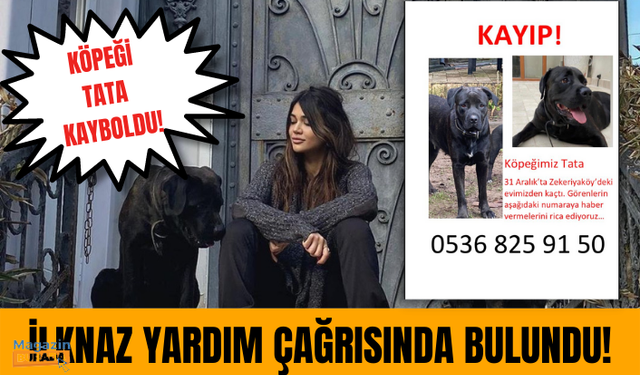 Seren Görgüzel'in kızı İlknaz Bektaş kaybolan köpeği 'Tata' için yardım talep etti!