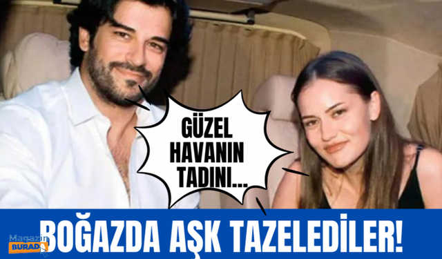 Burak Özçivit ve Fahriye Evcen'den aşk pozu!