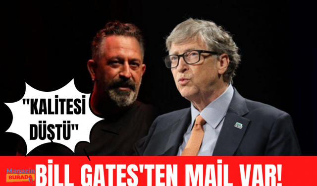 Bill Gates'ten Cem Yılmaz'a mail!