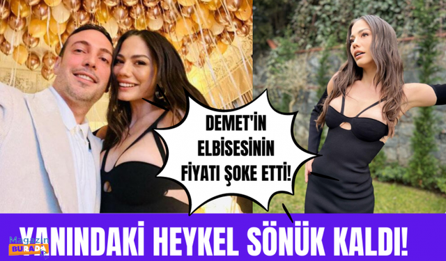 Demet Özdemir'in yeni pozları ortalığı yıktı geçti! Elbisesinin fiyatı dudak uçuklattı