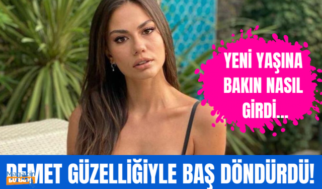 Doğum günü kızı Demet Özdemir yeni yaş partisiyle yıktı geçti!