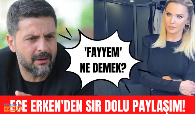 Ece Erken'den tuhaf paylaşım! Ne demek istedi?