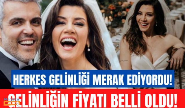 Gökçe Bahadır'ın gelinliğinin fiyatı belli oldu!