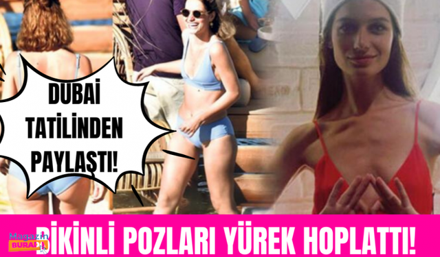 Gülcan Arslan'dan bikinili poz!