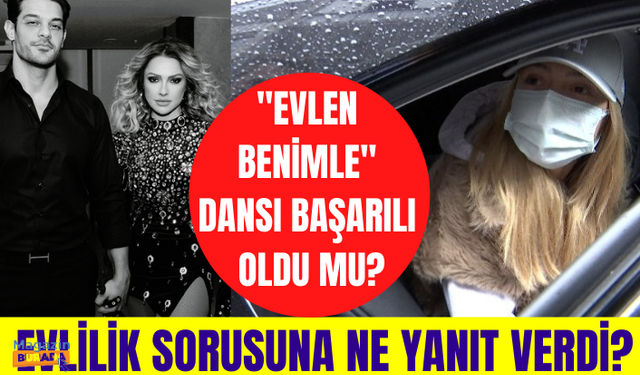 Hadise'ye evlilik sorusu soruldu! Hadise ve Mehmet Dinçerler ne zaman evleniyor?