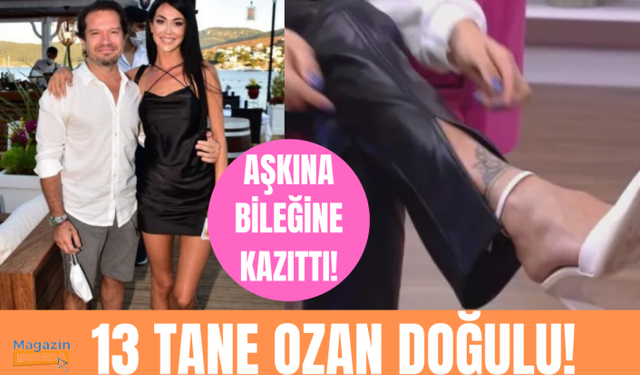 Hera Aslan sevgilisi Ozan Doğulu'nun adını bileğine yazdı