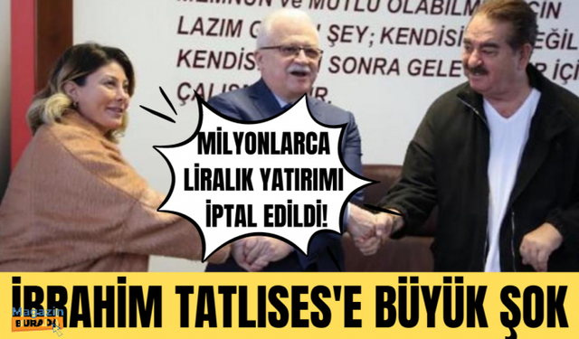 İbrahim Tatlıses'in büyük yatırımına Burhaniye Belediyesi'nden flaş hamle!