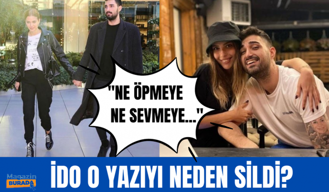 İdo Tatlıses karısı Yasemin Şefkatli'ye : Sana hep açım