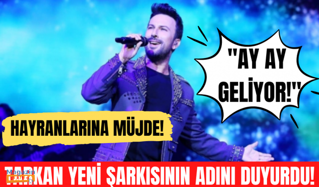 Megastar Tarkan'dan yeni şarkısıyla ilgili bir paylaşım daha geldi!