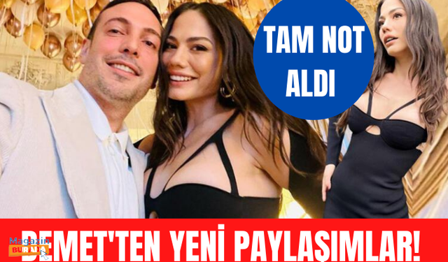 Oğuzhan Koç ile evlilik yoluna giren Demet Özdemir'den yeni kareler