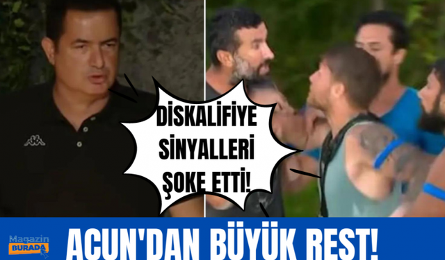 Survivor All Star'da diskalifiye şoku! Acun Ilıcalı'dan sert uyarı!