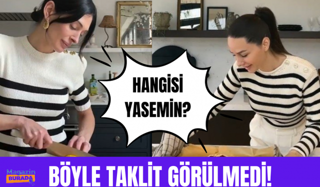 Yasemin Özilhan dünyaca ünlü yazar Athena Calderone'yi taklit ediyor!